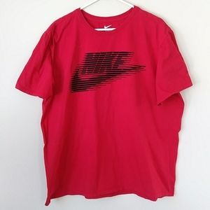 Nike Athletic Cut Crew Neck Tee Shirt XXL Red